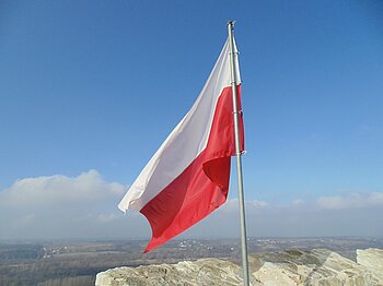 Polnische Flagge