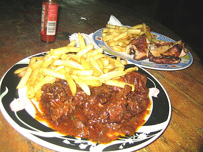 Essen in Dominica