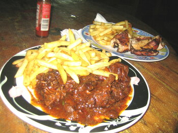 Brown Stew in Dominica