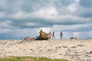 Plastikmüll in Ghana