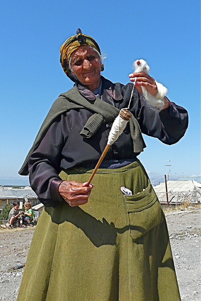 Frau aus Noraduz in Armenien