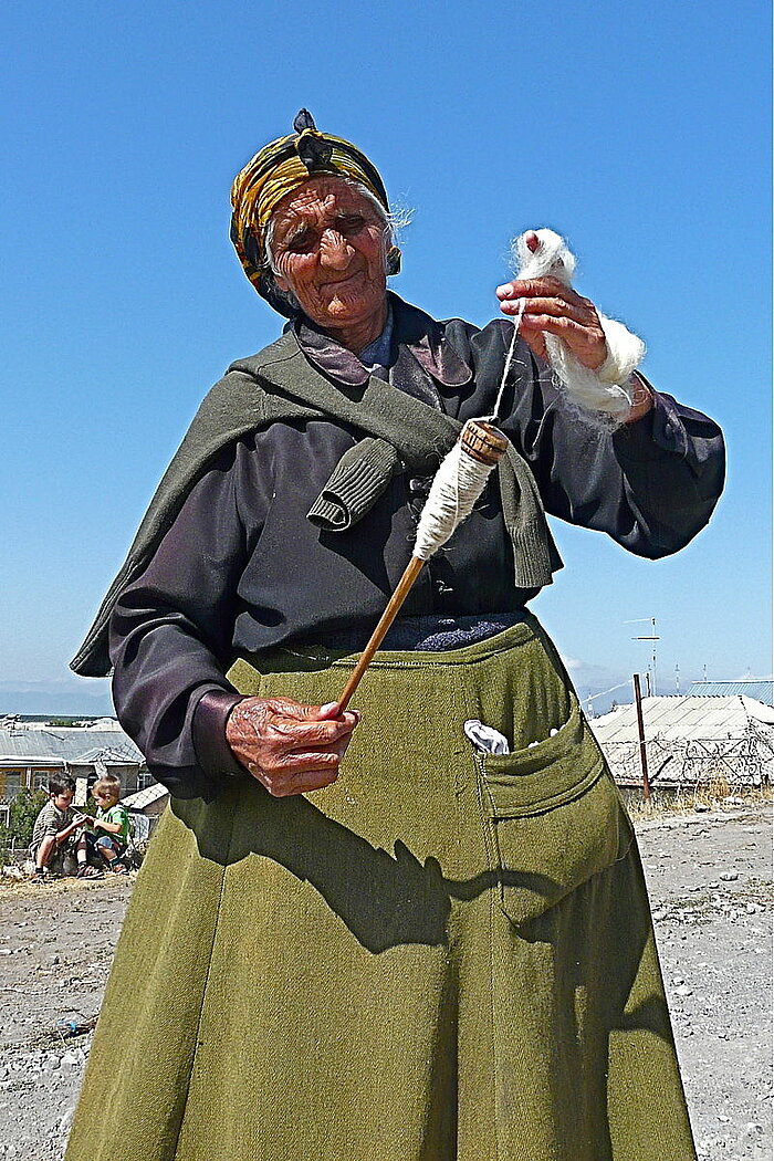 Frau aus Noraduz in Armenien