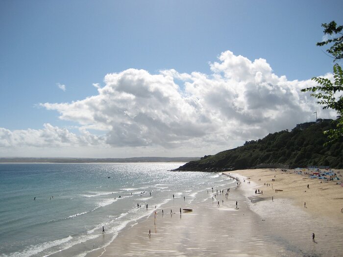 Strand in Cornwall bei St. Ives