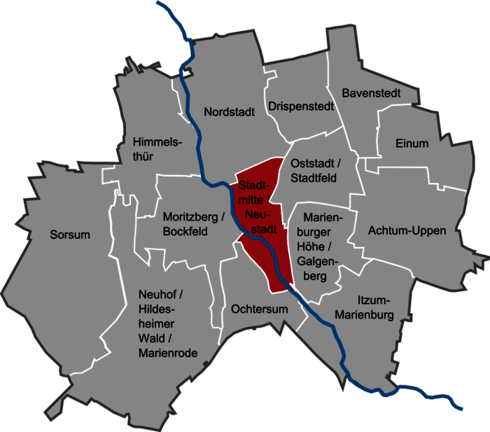 Stadtgliederung Hildesheim