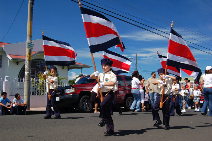 Unabhängigkeitstag in Costa Rica