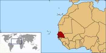 Wo liegt Senegal