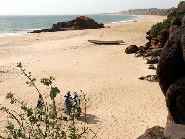 Strand im Senegal