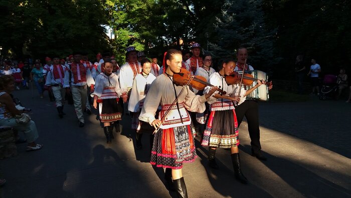 Folkloregruppe aus der Slowakei