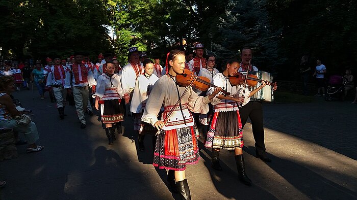 Folkloregruppe aus der Slowakei