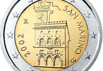 2-Euro-Münze aus San Marino