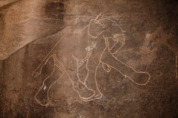 Pedroglyph aus Tadrart Acacus