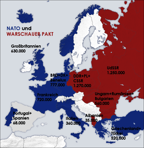 NATO Truppenstärke