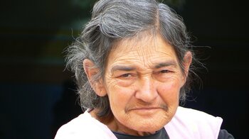 Ältere Frau aus Kuba