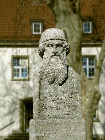 Statue von Johannes Gutenberg