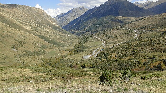 Straße in Andorra