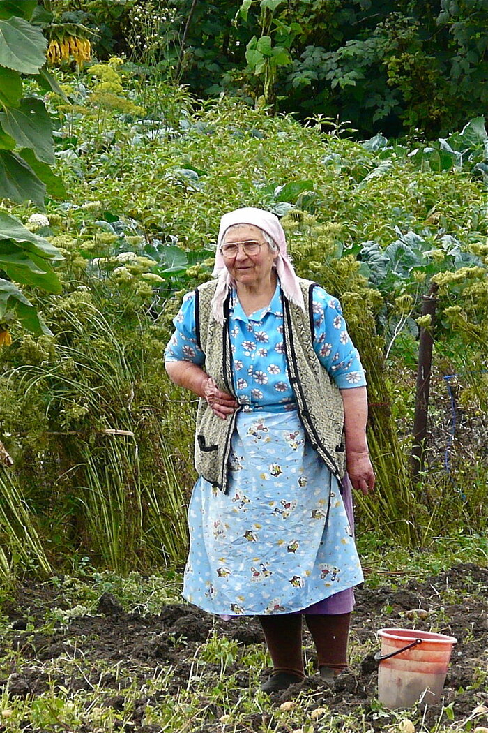 Frau aus Fioletovo in Armenien