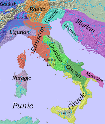 Völker der Eisenzeit in Italien