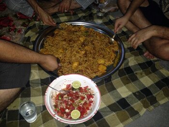 Mahlzeit in Libyen