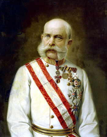 Kaiser Franz Joseph I. um 1910