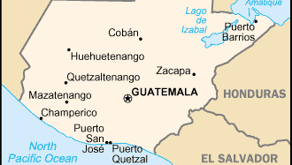 Lage von Guatemala-Stadt