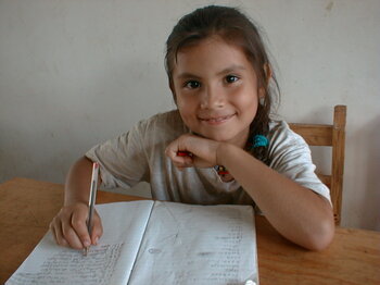 Schulmädchen aus Honduras