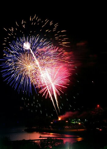 Feuerwerk zum Victoria Day in Kanada