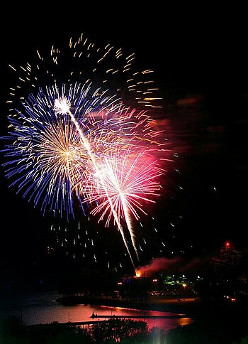 Feuerwerk zum Victoria Day in Kanada