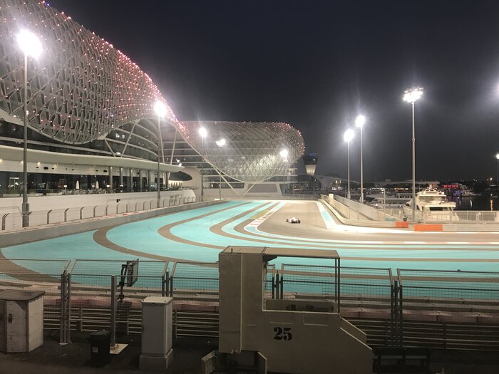 Formel-1-Strecke Abu Dhabi auf Yas Island