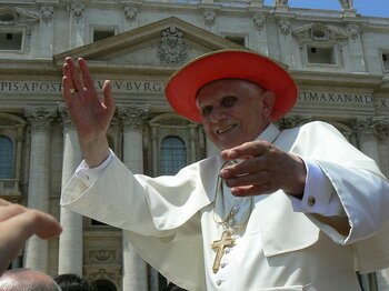 Papst Benedikt XVI. im Jahr 2007
