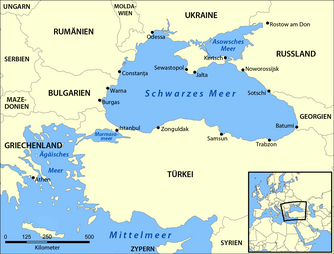 Karte Schwarzes Meer