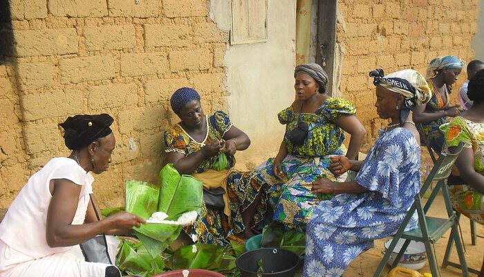 Bamileke-Frauen aus Kamerun