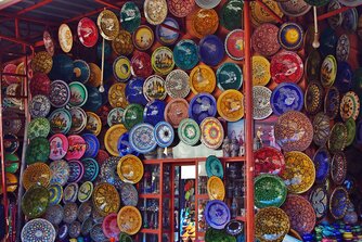 Keramikteller im Souk