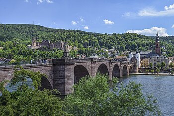 Die Alte Brücke in Heidelberg