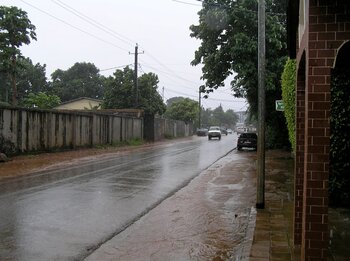 Conakry im Regen