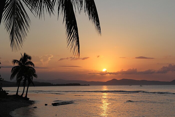 Strand auf Haiti