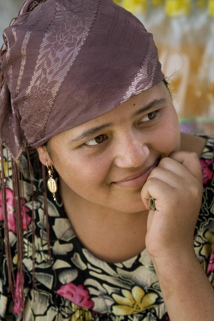 Junge Frau aus Tadschikistan