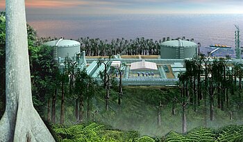 Herstellung von LNG in Äquatorialguinea