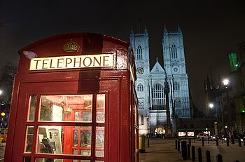 Telefonzelle in London