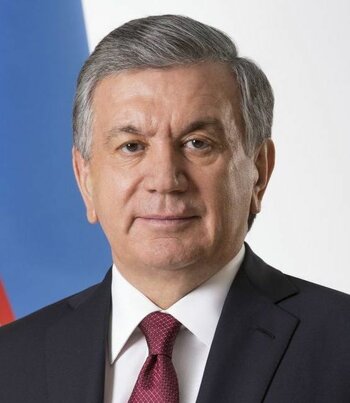 Usbekistans Präsident Shavkat Mirziyoyev