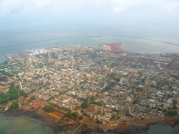 Conakry, die Hauptstadt von Guinea