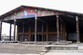 Holzkirche in Libreville