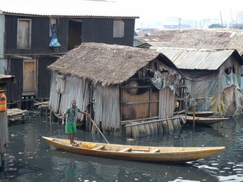 Slum Makoko in Lagos
