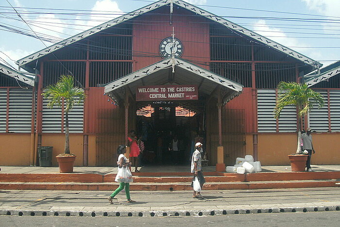 Markt von Castries, St. Lucia