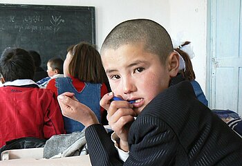 Schüler in Kirgisistan