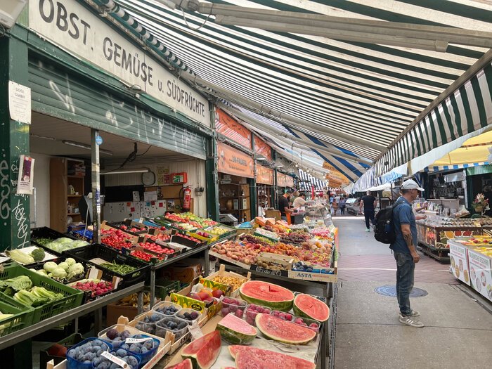 Naschmarkt in Wien Wiener Naschmarkt