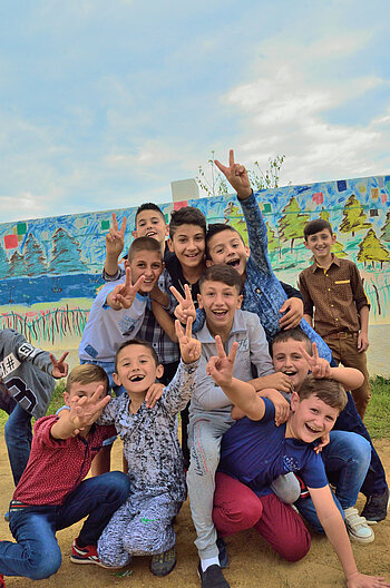 Schulkinder in Albanien