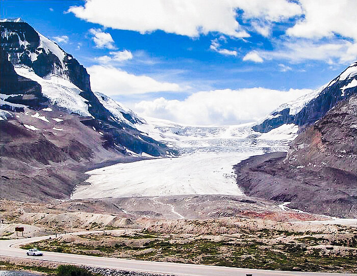 Columbia-Eisfeld, Athabasca-Gletscher