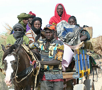 Menschen in Djenné