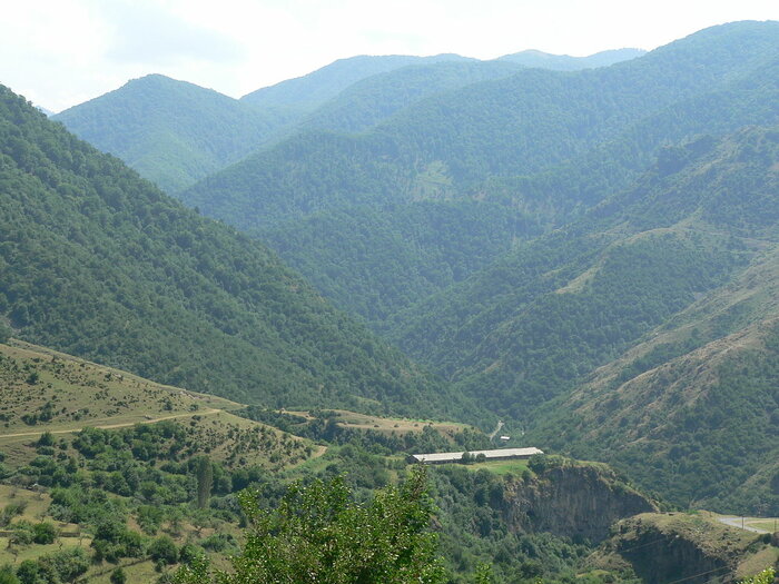 Berge in der Provinz Lori von Armenien