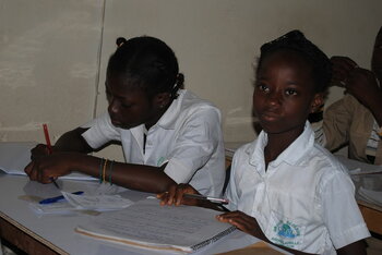 Schülerinnen in der Elfenbeinküste